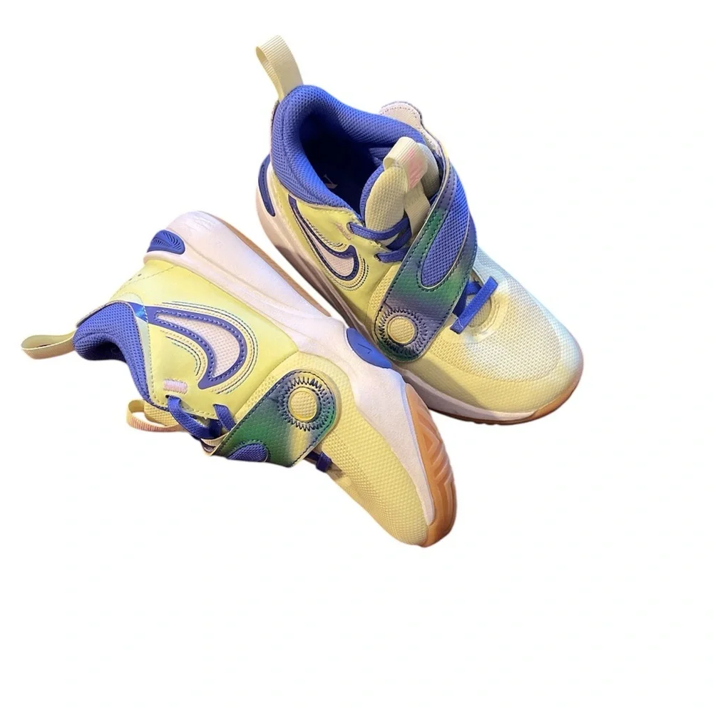 Nike Yellow and green High-Top Sneakers